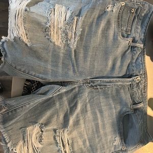 American Eagle distressed shorts